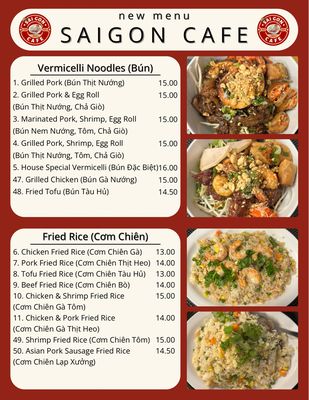 Menu photo 7 Saigon Cafe Bellingham, WA
