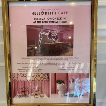 Hello Kitty Cafe - Information about making a reservation. - Cafes Near Me - Irvine, California