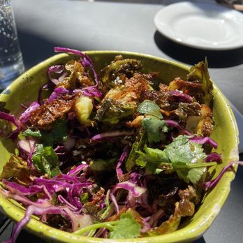 The Leaning Pear - Brussels sprouts, great appetizer! - Sandwiches Near Me - Wimberley, Texas The Leaning Pear - Brussels sprouts, great appetizer! - Sandwiches Near Me - Wimberley, Texas