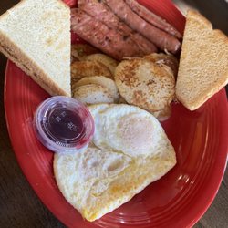 The Rose Restaurant - Chicken sausage breakfast