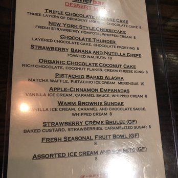 Dinerbar - Dessert menu - Diners Near Me - Rego Park, New York