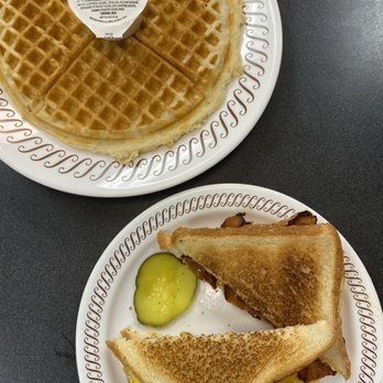 Waffle House - Bacon Egg & Cheese sandwich + Waffle - Diners Near Me - Shelbyville, Indiana Waffle House - Bacon Egg & Cheese sandwich + Waffle - Diners Near Me - Shelbyville, Indiana