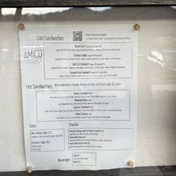 Amico Delicatessen - Amico Deli Menu