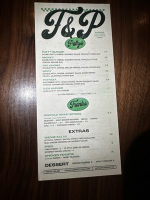 Menu photo 1 Frank and Patty's Virginia Beach, VA Menu photo 1 Frank and Patty's Virginia Beach, VA
