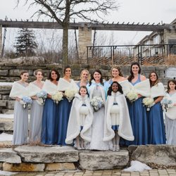 Bridal Party hair and makeup.   Everyone picked what they wanted.