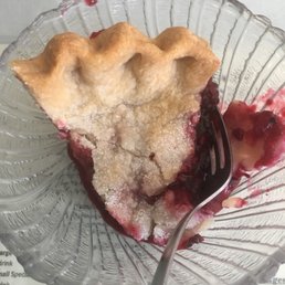 Blackberry pie! Some of the best I've ever had.