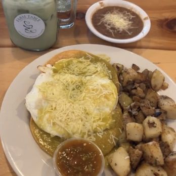 Farm Table - Huevos Rancheros Iced Matcha Latte - Breakfast & Brunch Near Me - Van Nuys, California Farm Table - Huevos Rancheros Iced Matcha Latte - Breakfast & Brunch Near Me - Van Nuys, California
