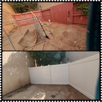 Mesa Fence - Before and after backyard - Fences & Gates Near Me - Perris, California Mesa Fence - Before and after backyard - Fences & Gates Near Me - Perris, California