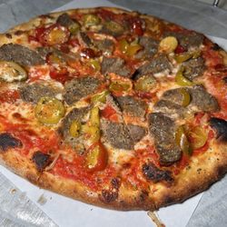 Grand Apizza Madison - Meatball and hot cherry pepper