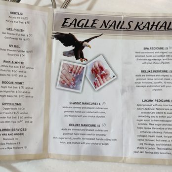Eagle Nails Kahala - Menu - Nail Technicians Near Me - Honolulu, Hawaii
