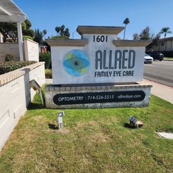 Allred Family Eye Care Optometry - The sign of Chapman.
