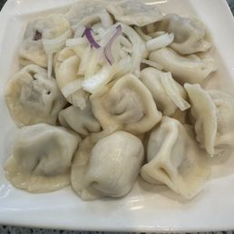 Dumpling made with lamb. You get a big portion for $15. They were ok.