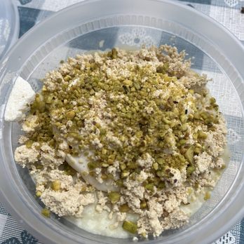 KG BBQ - Cardamom Pistachio Rice Puddingpudding - Egyptian Near Me - Austin, Texas KG BBQ - Cardamom Pistachio Rice Puddingpudding - Egyptian Near Me - Austin, Texas