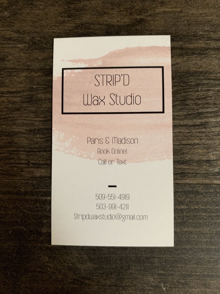 Strip'd Wax Studio Logo