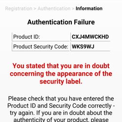 Planet K - Evers - Authenticated failure....make sure it's real before you give them your money.