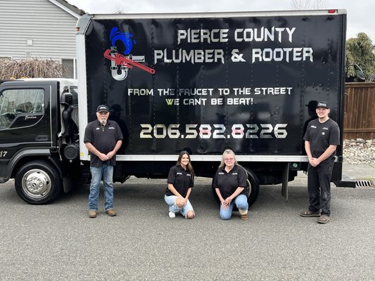 Pierce County Plumber & Rooter Logo