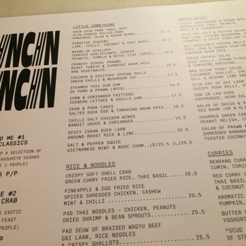 Chin Chin - Part of the menu - Asian Fusion Near Me - Melbourne, VIC Chin Chin - Part of the menu - Asian Fusion Near Me - Melbourne, VIC