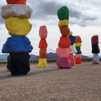 Seven Magic Mountains - Seven Magic Mountains - Public Art Near Me - Las Vegas, Nevada Seven Magic Mountains - Seven Magic Mountains - Public Art Near Me - Las Vegas, Nevada