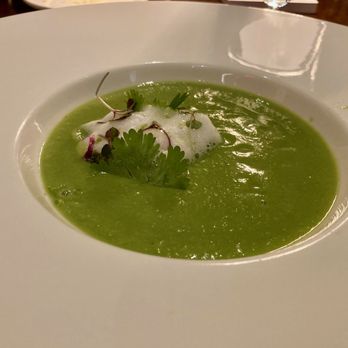 The Bocuse Restaurant - Spinach soup. Perfect appetizer. - French Near Me - Hyde Park, New York