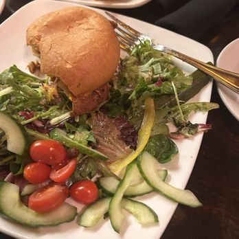 Jolly Pumpkin Café & Brewery - Wilted salad with bland chicken sandwich - Pubs Near Me - Ann Arbor, Michigan Jolly Pumpkin Café & Brewery - Wilted salad with bland chicken sandwich - Pubs Near Me - Ann Arbor, Michigan