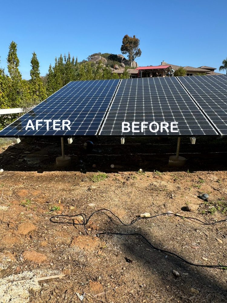 Slide of East County Solar Panel Cleaning