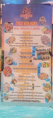 Menu photo 1 Mariscos El Capitan LV North Las Vegas, NV Menu photo 1 Mariscos El Capitan LV North Las Vegas, NV