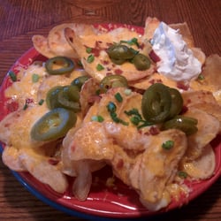 Bob's Place - Irish Nachos + Jalapeños (Hot plate and delicious)