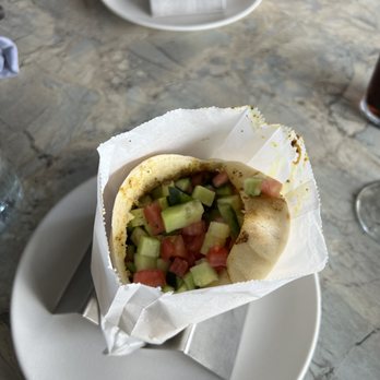 DVASH - Chicken shawarma (chicken buried underneath a lot of fresh vegetables) - Mediterranean Near Me - Boca Raton, Florida DVASH - Chicken shawarma (chicken buried underneath a lot of fresh vegetables) - Mediterranean Near Me - Boca Raton, Florida
