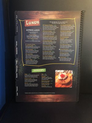 Menu photo 2 Los Cantaritos Rock Hill, SC