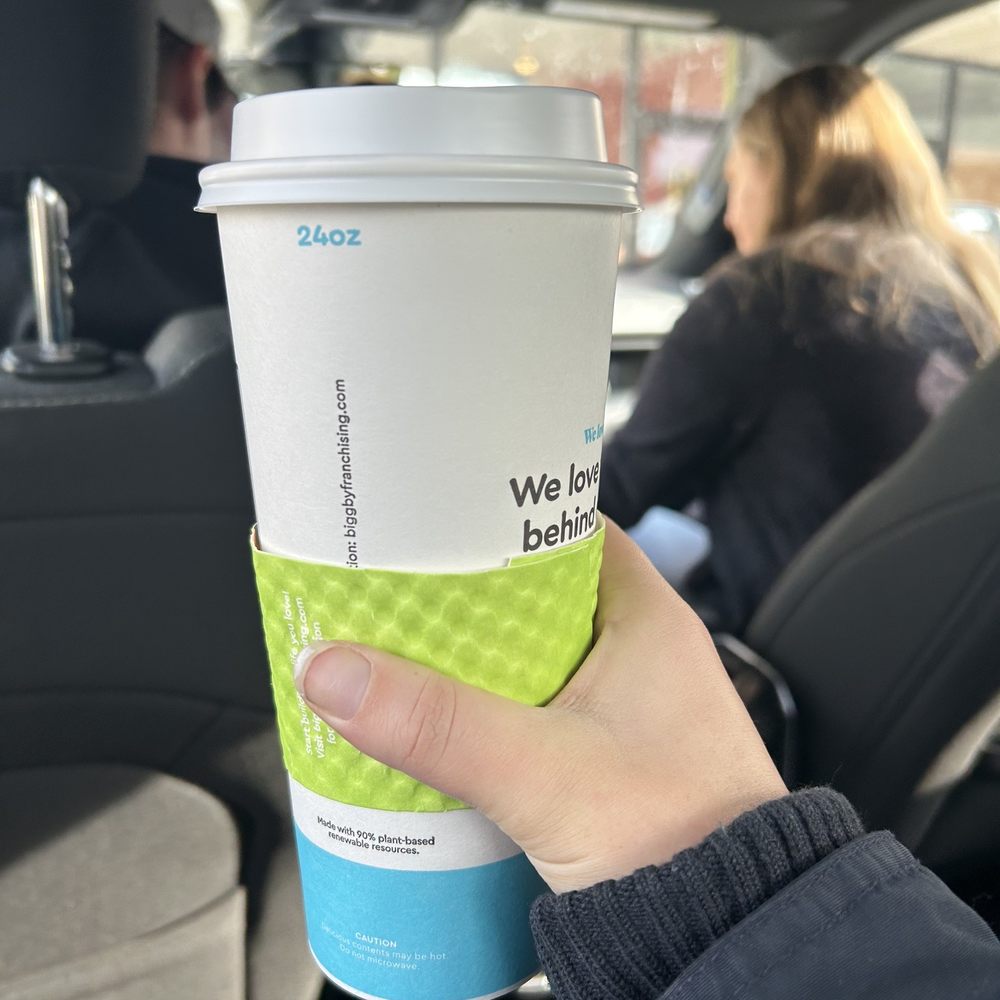 BIGGBY COFFEE - 24OZ large - Coffee & Tea Near Me - Coopersville, Michigan BIGGBY COFFEE - 24OZ large - Coffee & Tea Near Me - Coopersville, Michigan