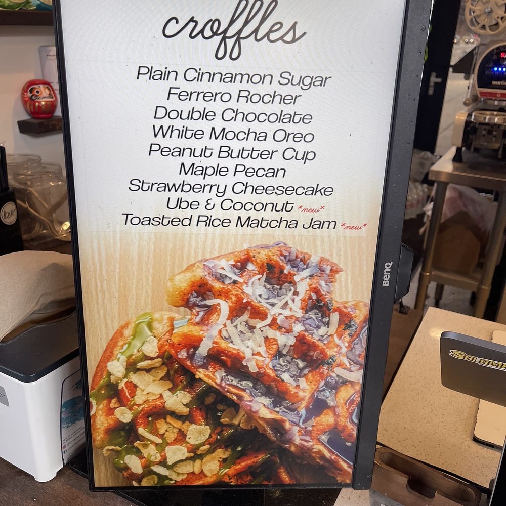 Brew Coffee Lab - They have delicious croffles they look unique to - Coffee & Tea Near Me - Des Plaines, Illinois