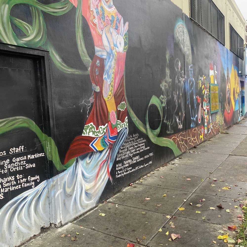 Nuestras Raices - Our Divine Lineage - Better view from left - Public Art Near Me - Oakland, California