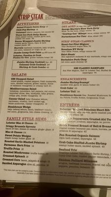 Menu photo 1 George Martin Strip Steak Great River, NY Menu photo 1 George Martin Strip Steak Great River, NY