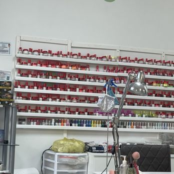 Euro Nails & Spa - Polish display - Nail Salons Near Me - Kissimmee, Florida