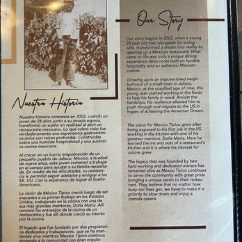 Mexico Tipico - Their Story/History - Mexican Near Me - Union City, California