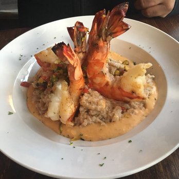 It's About Thyme - The shrimp and grits were so good. I could not believe how big the shrimp were. They were HUGE! - Mediterranean Near Me - Culpeper, Virginia It's About Thyme - The shrimp and grits were so good. I could not believe how big the shrimp were. They were HUGE! - Mediterranean Near Me - Culpeper, Virginia