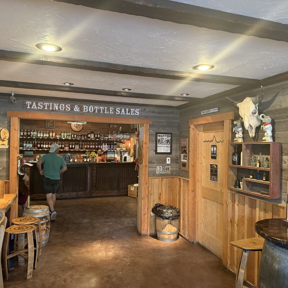 Glacier Distilling Company - Inside tables and serving area! - Beer, Wine & Spirits Near Me - Coram, Montana