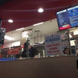 Domino's Pizza - Making pizzas