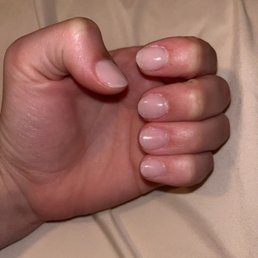 Terrible dip manicure