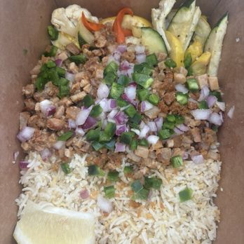 Adoboink - Sisig with garlic rice - Filipino Near Me - Roseville, California