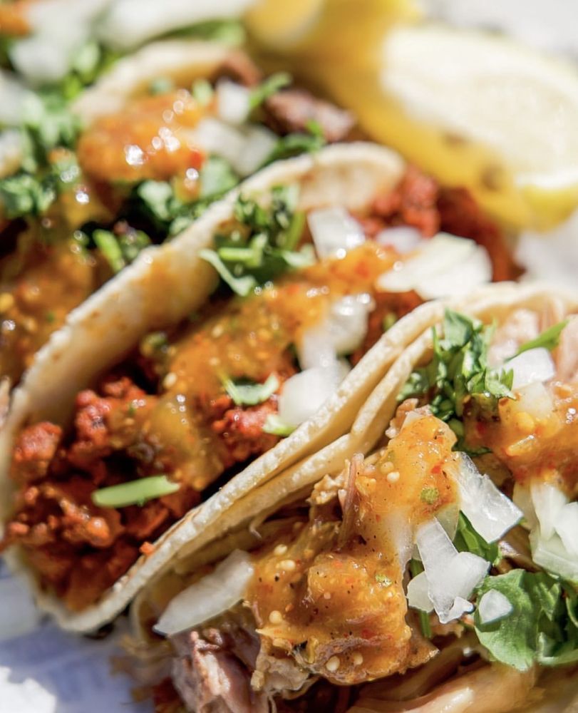 Food from Downtown Tacos