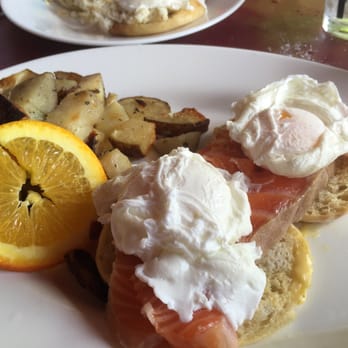 Taverna - Eggs Benedict with salmon - Italian Near Me - Austin, Texas Taverna - Eggs Benedict with salmon - Italian Near Me - Austin, Texas