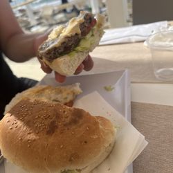 Eolo Bar - Cheeseburger (good size with real Italian style bread no fake stuff )