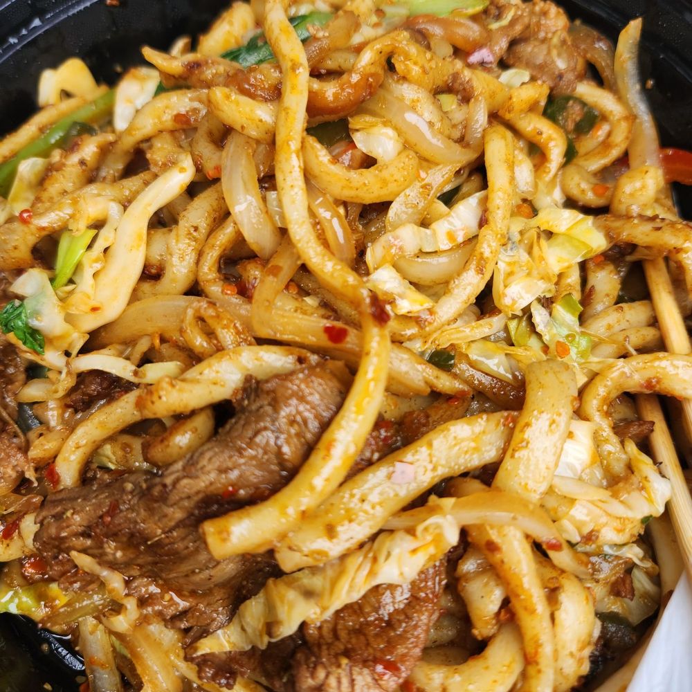 Yummy Noodle Kitchen - Cumin lamb with hand pulled noodles - Noodles Near Me - Artesia, California Yummy Noodle Kitchen - Cumin lamb with hand pulled noodles - Noodles Near Me - Artesia, California