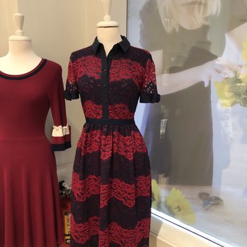 Draper James - The striped dress was very cute but the material was somewhat flimsy for the $300 price tag. - Women's Clothing Near Me - Nashville, Tennessee Draper James - The striped dress was very cute but the material was somewhat flimsy for the $300 price tag. - Women's Clothing Near Me - Nashville, Tennessee