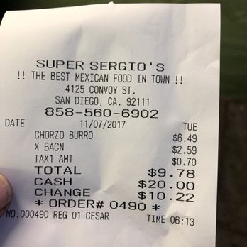Super Sergio's - Mexican Near Me - San Diego, California Super Sergio's - Mexican Near Me - San Diego, California