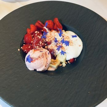 Grasing's - Strawberry Shortcake - dinner only - Seafood Near Me - Carmel-By-The-Sea, California Grasing's - Strawberry Shortcake - dinner only - Seafood Near Me - Carmel-By-The-Sea, California