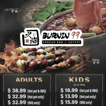 Burnin 99 - Columbia - Menu - Hot Pot Near Me - Columbia, South Carolina