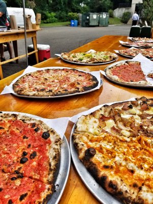 Big Green Truck Pizza by null