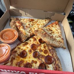 Pepperoni slice and 2 CHEESE SLICE Pepperoni slice and 2 CHEESE SLICE